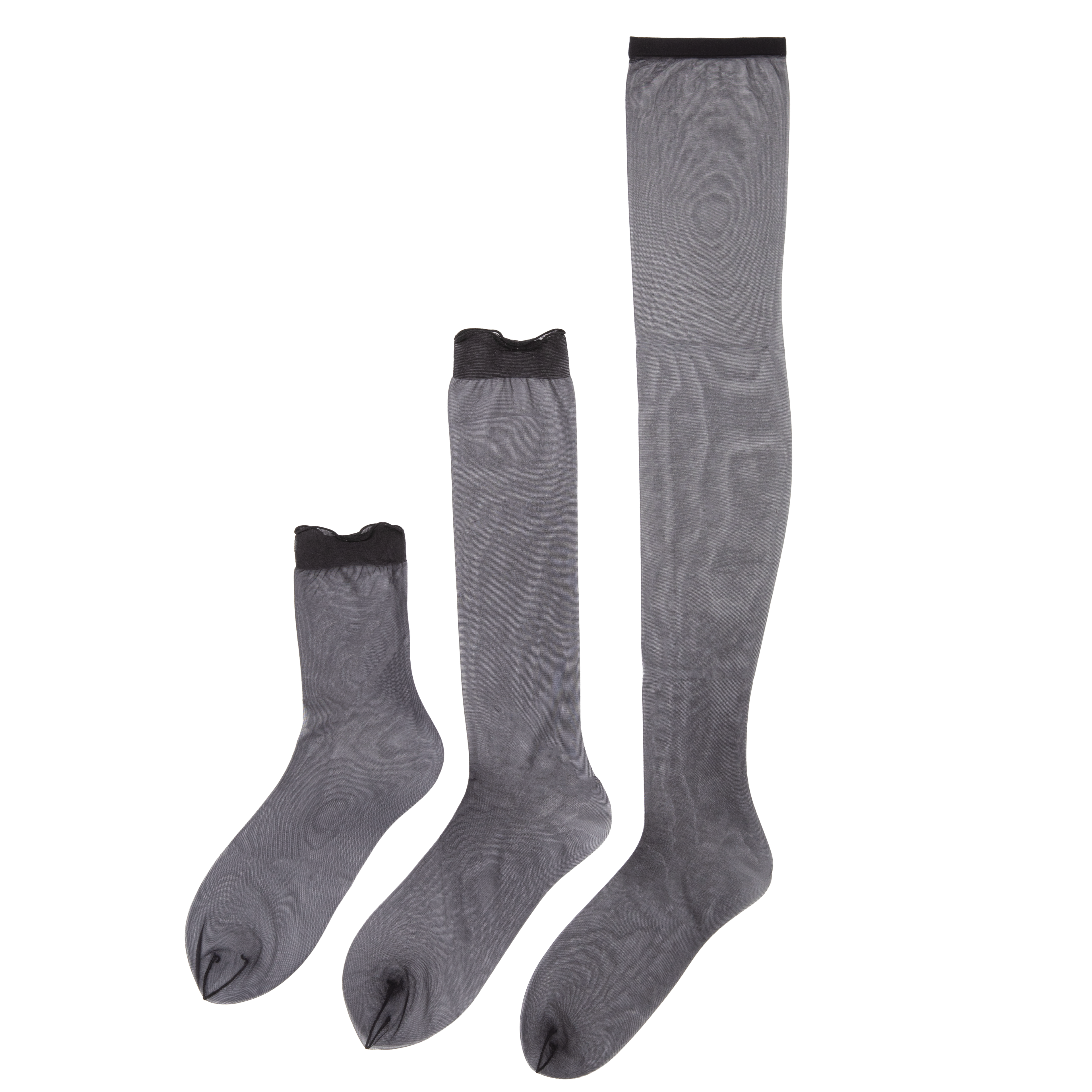"Almost Zero" - Sheer Socks High-Density Knit
