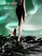 「Hikari2.0」8D 光沢ストッキング ツヤ感 なめらか 高弾力 伝線しにくい