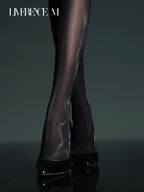 「Dark Gold」18D 光沢ストッキング なめらか シルキー セクシー 春秋タイツ