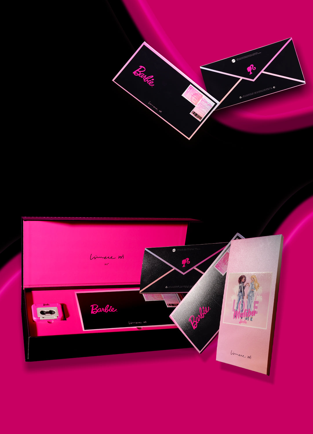 「Barbie」限定ストッキングギフトセット 3足セット＋おまけ付き