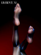 「Prism」15D オイル光沢ストッキング 多彩な輝き なめらか 一体型ウエスト ワンラインクロッチ 高弾力