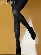 「Winter Prelude」280D&350D 裏起毛タイツ カシミヤ風 ヒップマチ付き 保温 防寒 秋冬 高伸縮