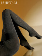 「Winter Prelude」280D&350D 裏起毛タイツ カシミヤ風 ヒップマチ付き 保温 防寒 秋冬 高伸縮