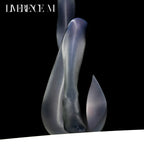 「Gem」150D 光沢ストッキング うるツヤ なめらか 高弾力 ブラック×カラーグロウ