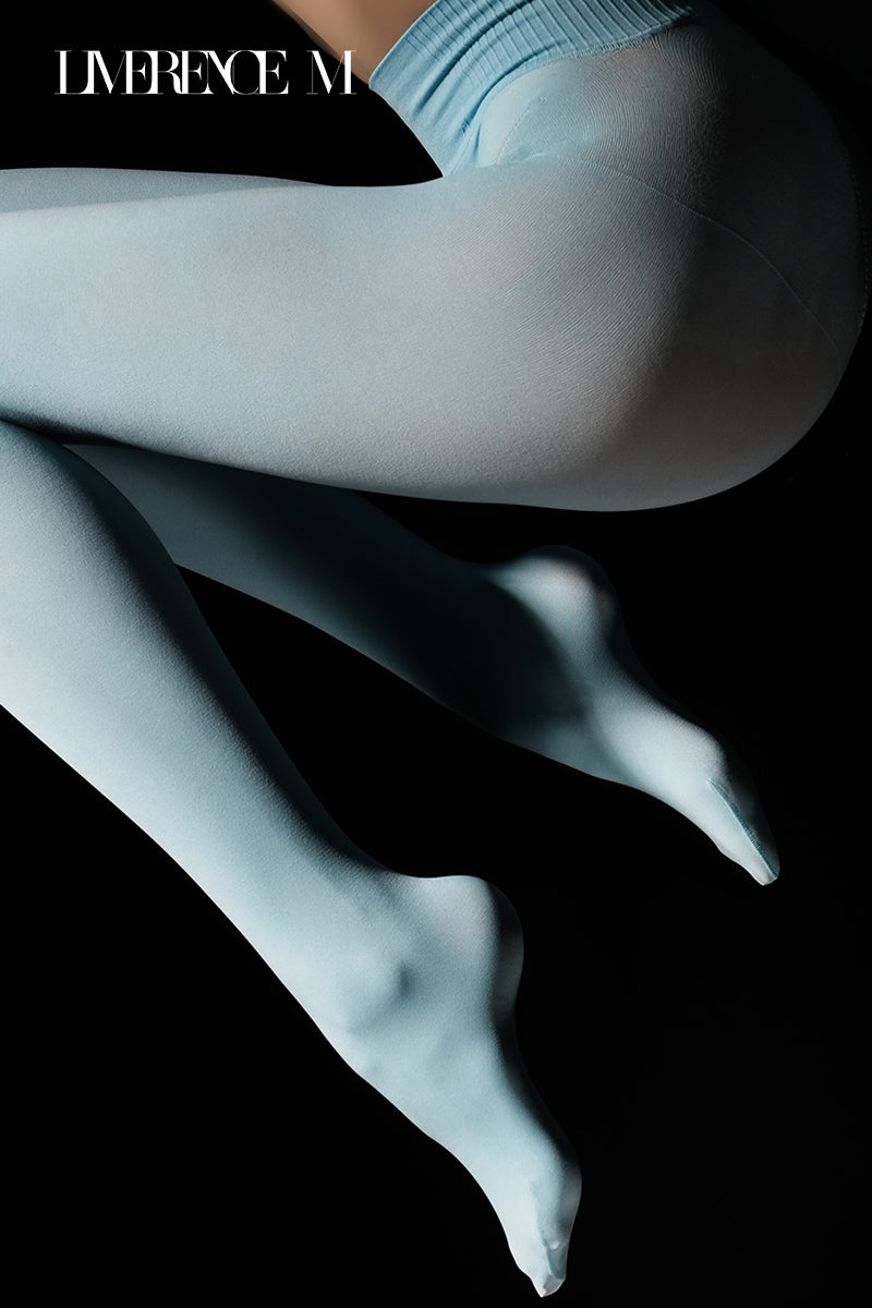 "NijiiroPro" 50D Matte Seamless Crotch Tights