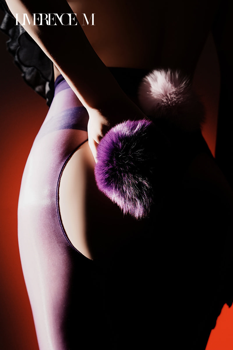 「Sweetie Jeri」5D 光沢 ツヤ感 ストッキング オープンクロッチ なめらか 高弾力 セクシー