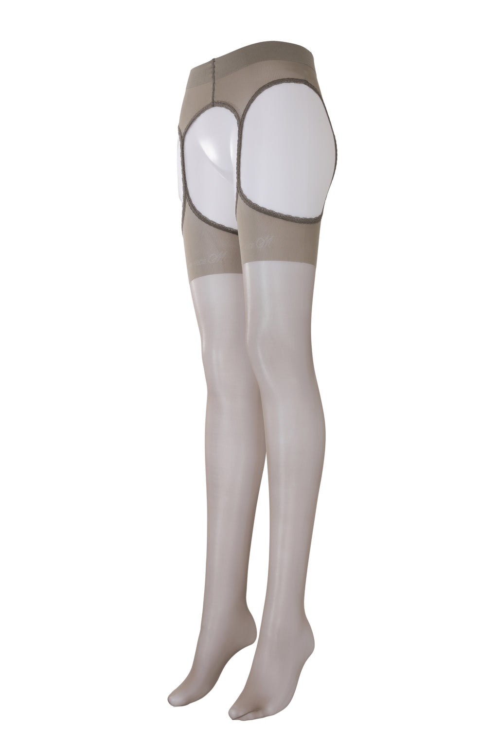 「Cupid」8D ガーターストッキング パール光沢 セクシー  レディース タイツ