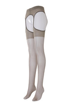 「Cupid」8D ガーターストッキング パール光沢 セクシー  レディース タイツ