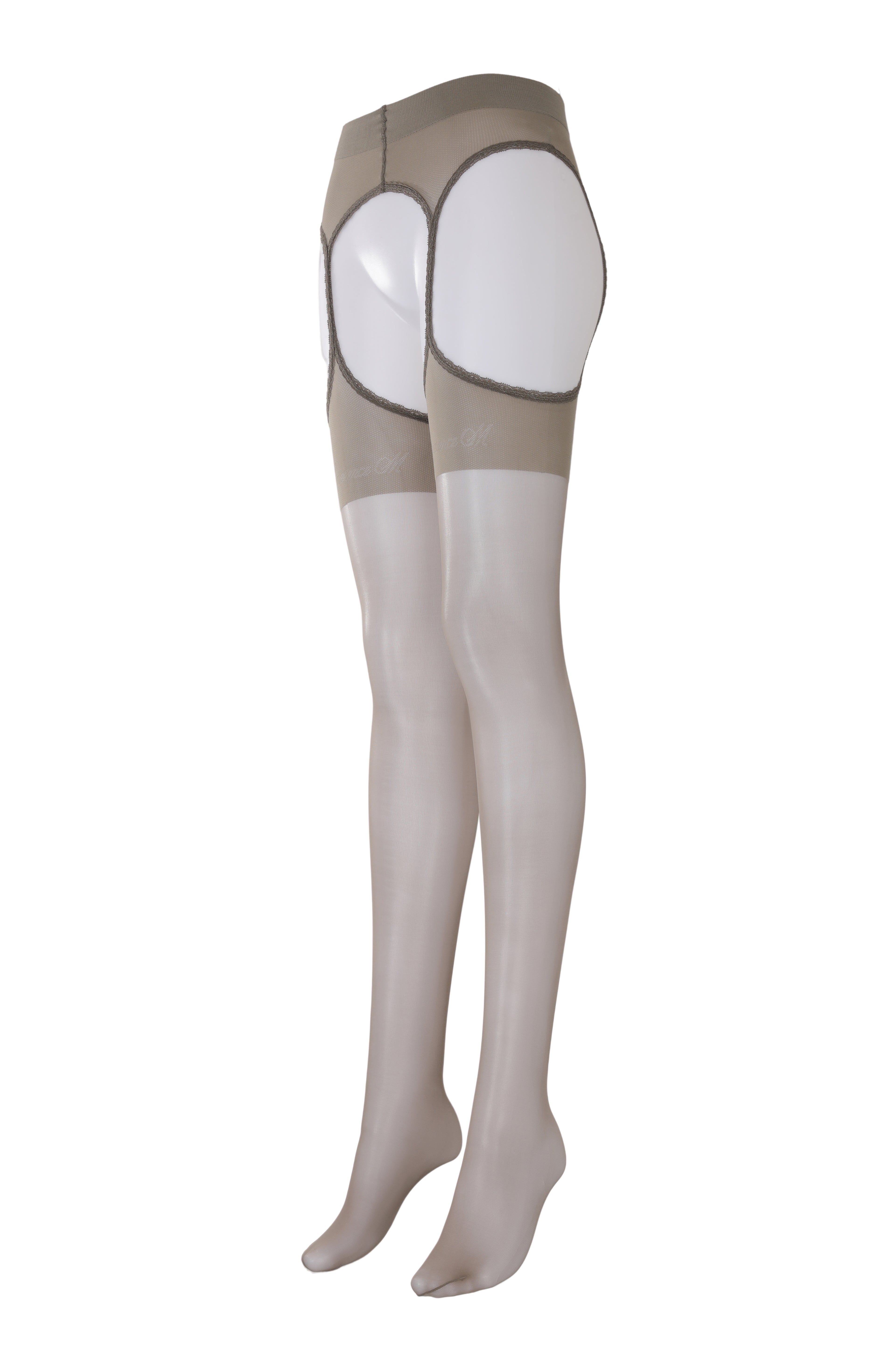 「Cupid」8D ガーターストッキング パール光沢 セクシー  レディース タイツ